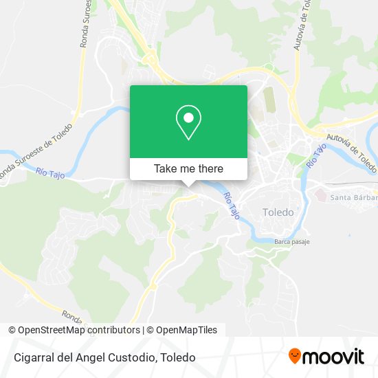 Cigarral del Angel Custodio map