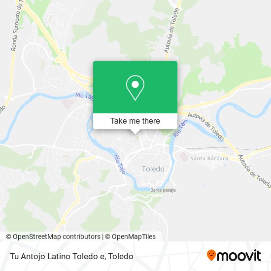 Tu Antojo Latino Toledo e map