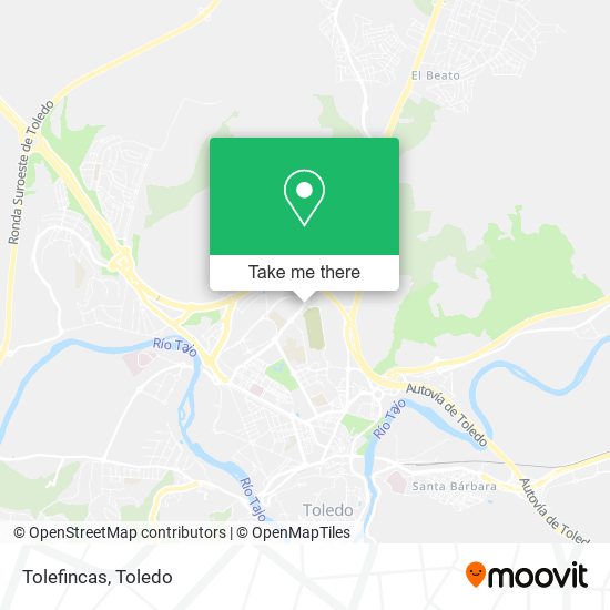 Tolefincas map