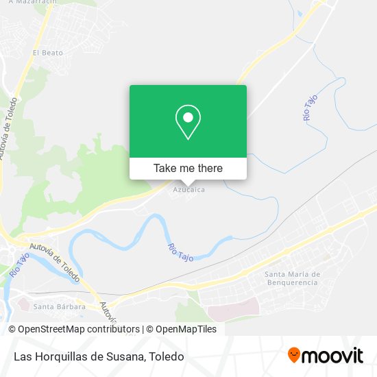 Las Horquillas de Susana map