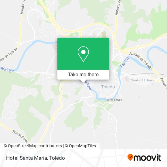 Hotel Santa María map