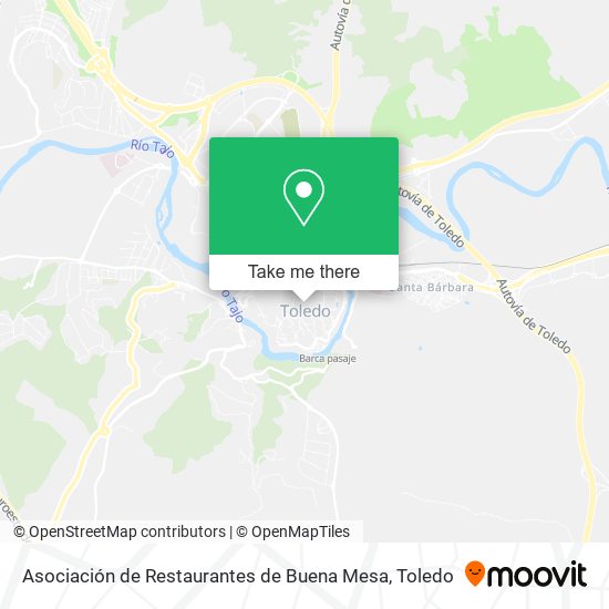 Asociación de Restaurantes de Buena Mesa map