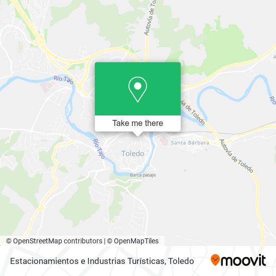 Estacionamientos e Industrias Turísticas map