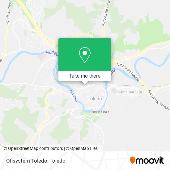 Ofisystem Toledo map