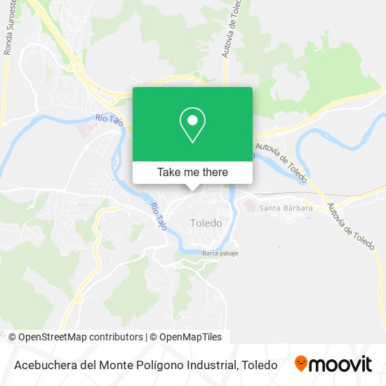 mapa Acebuchera del Monte Polígono Industrial