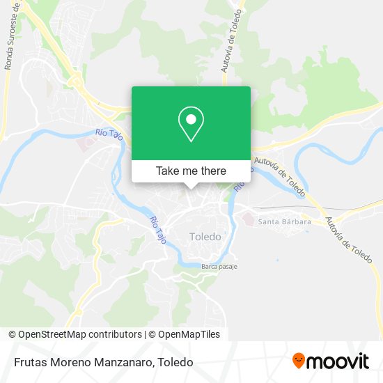 Frutas Moreno Manzanaro map