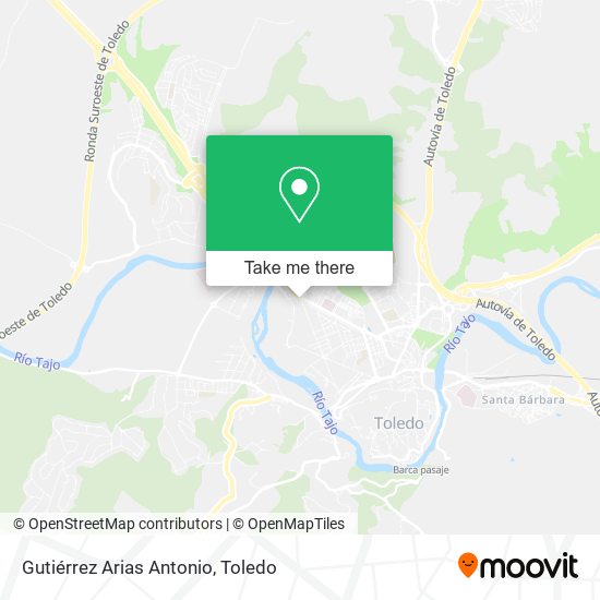 Gutiérrez Arias Antonio map