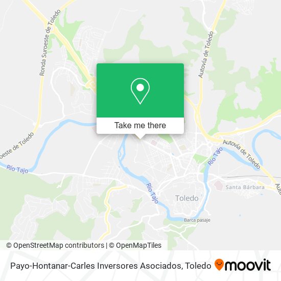 Payo-Hontanar-Carles Inversores Asociados map