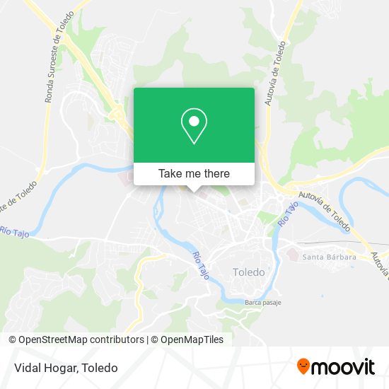 Vidal Hogar map