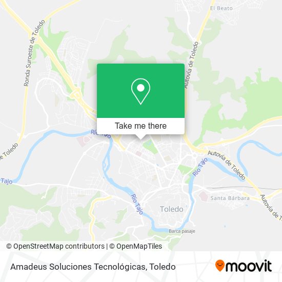 Amadeus Soluciones Tecnológicas map