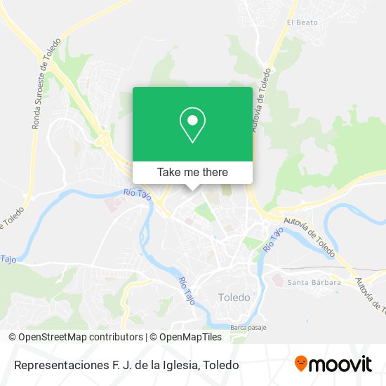 Representaciones F. J. de la Iglesia map