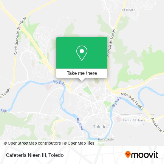 Cafetería Nieen III map