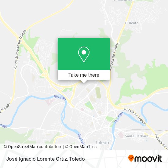 José Ignacio Lorente Ortiz map