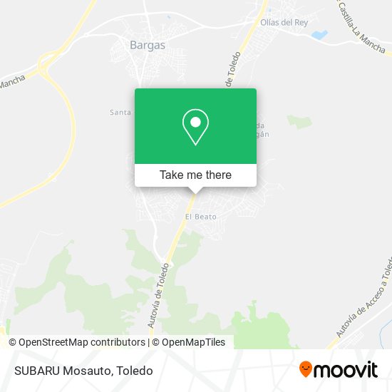 SUBARU Mosauto map