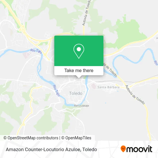 Amazon Counter-Locutorio Azuloe map