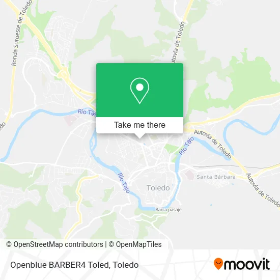 Openblue BARBER4 Toled map