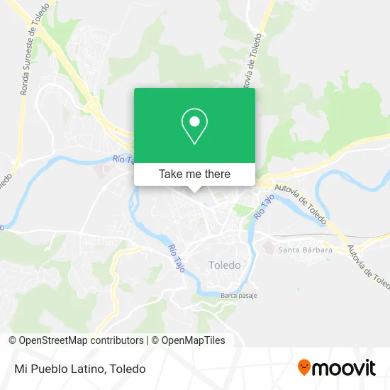 Mi Pueblo Latino map