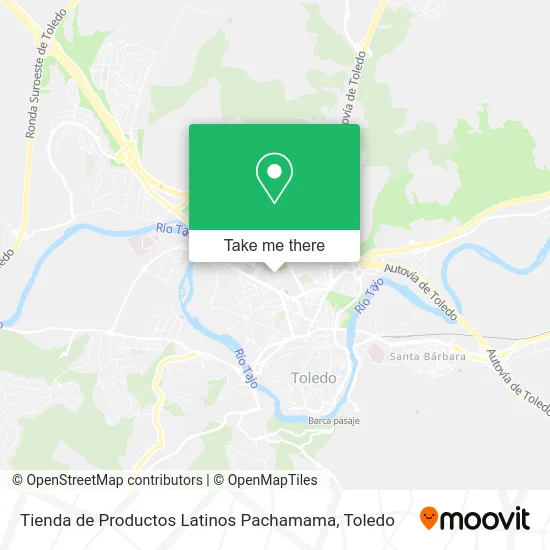 Tienda de Productos Latinos Pachamama map