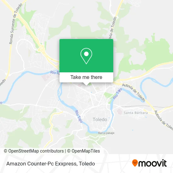 Amazon Counter-Pc Exxpress map