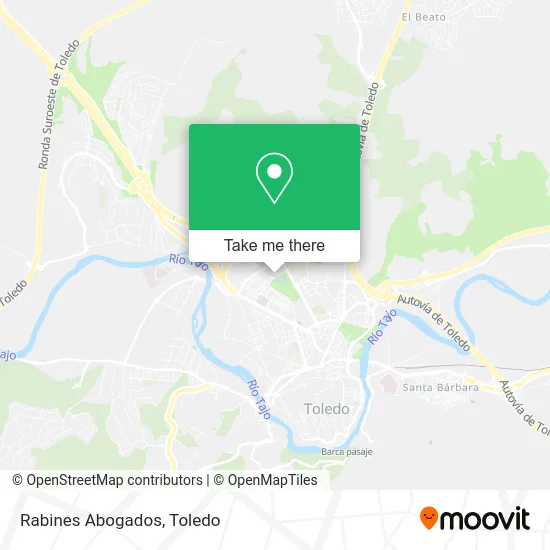 Rabines Abogados map