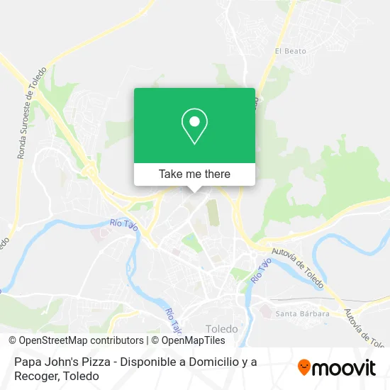 Papa John's Pizza - Disponible a Domicilio y a Recoger map