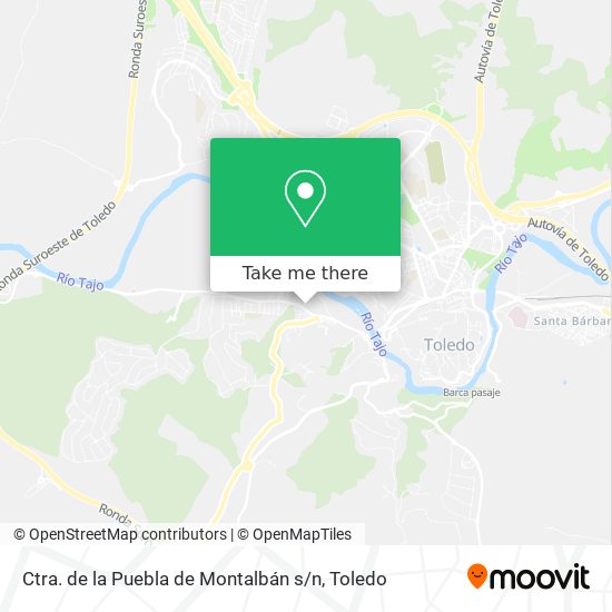 mapa Ctra. de la Puebla de Montalbán s / n