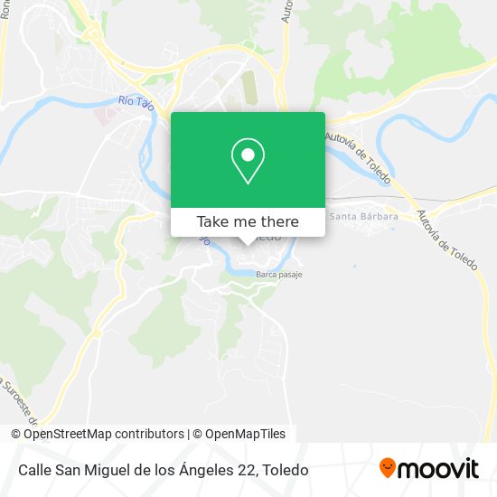 mapa Calle San Miguel de los Ángeles 22