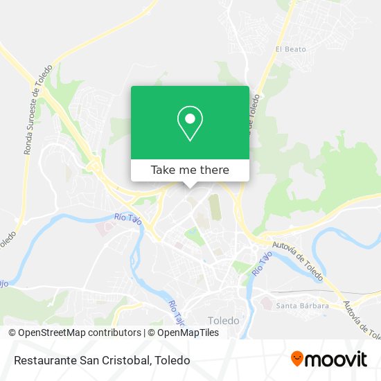 Restaurante San Cristobal map
