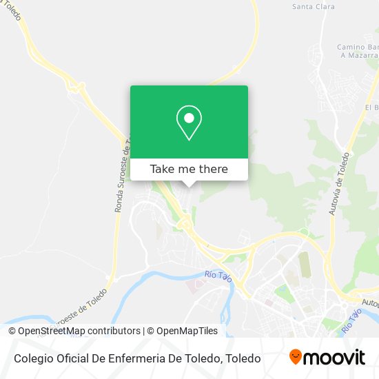 Colegio Oficial De Enfermeria De Toledo map