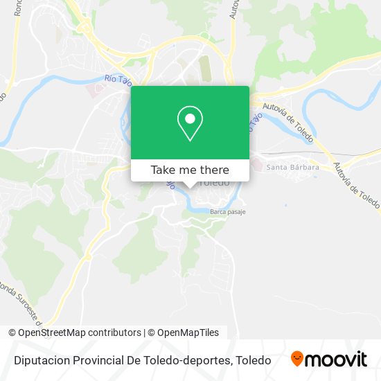 Diputacion Provincial De Toledo-deportes map