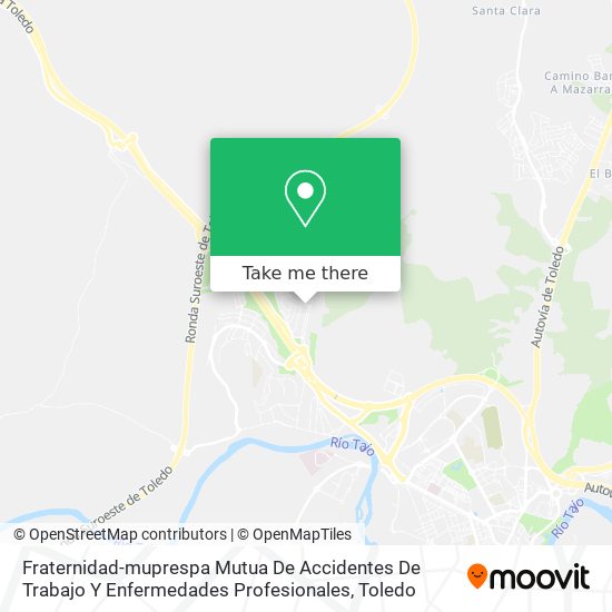 Fraternidad-muprespa Mutua De Accidentes De Trabajo Y Enfermedades Profesionales map