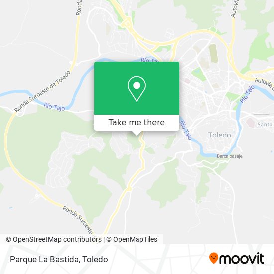 mapa Parque La Bastida