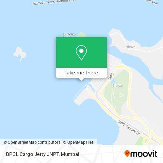 BPCL Cargo Jetty JNPT map