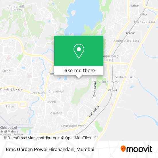 Bmc Garden Powai Hiranandani map