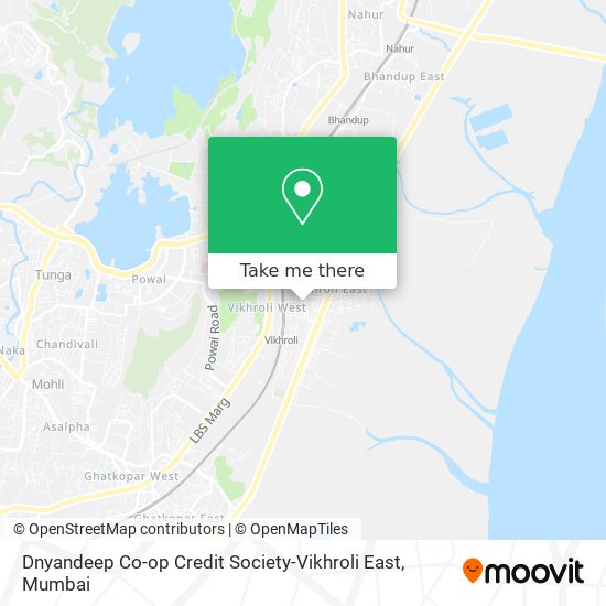 Dnyandeep Co-op Credit Society-Vikhroli East map