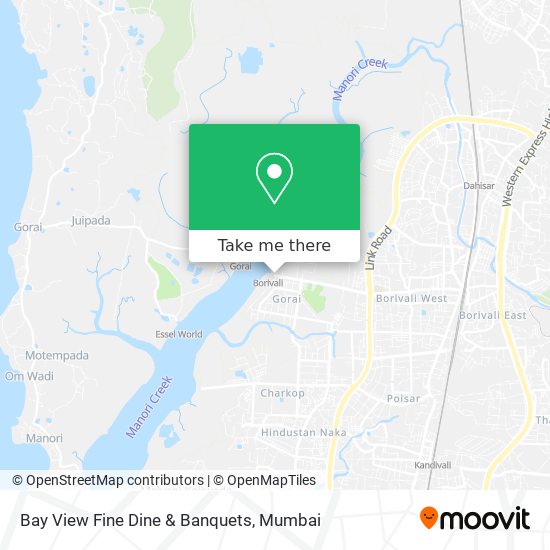 Bay View Fine Dine & Banquets map