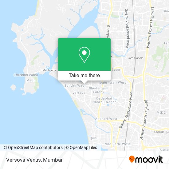 Versova Venus map