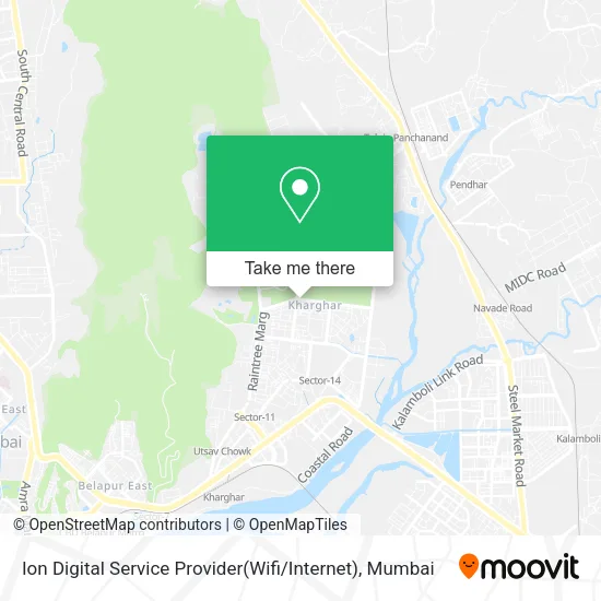 Ion Digital Service Provider(Wifi / Internet) map