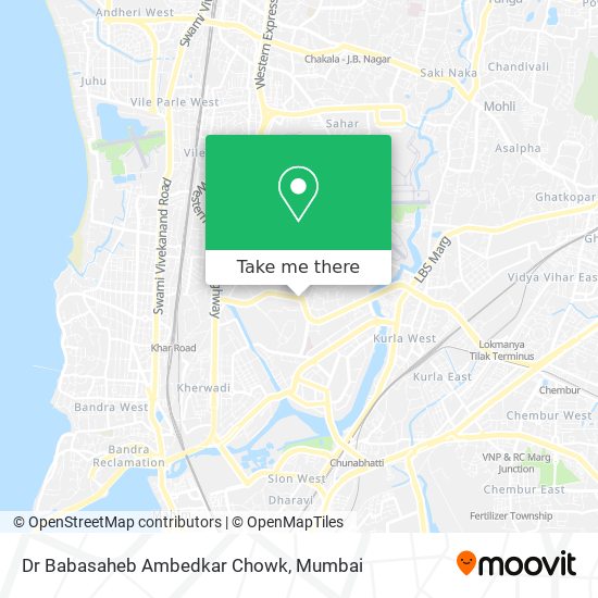 Dr Babasaheb Ambedkar Chowk map