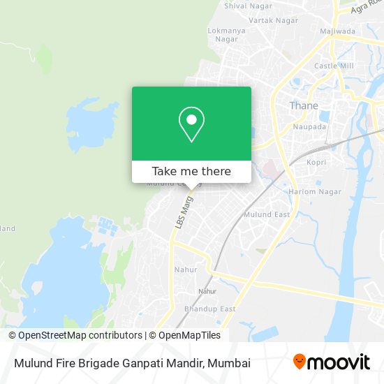 Mulund Fire Brigade Ganpati Mandir map