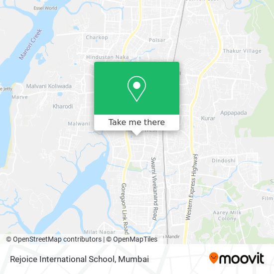 Rejoice International School map