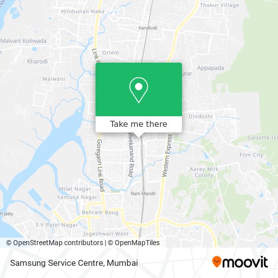 Samsung Service Centre map