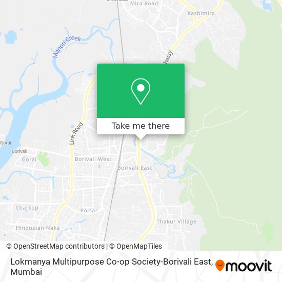 Lokmanya Multipurpose Co-op Society-Borivali East map