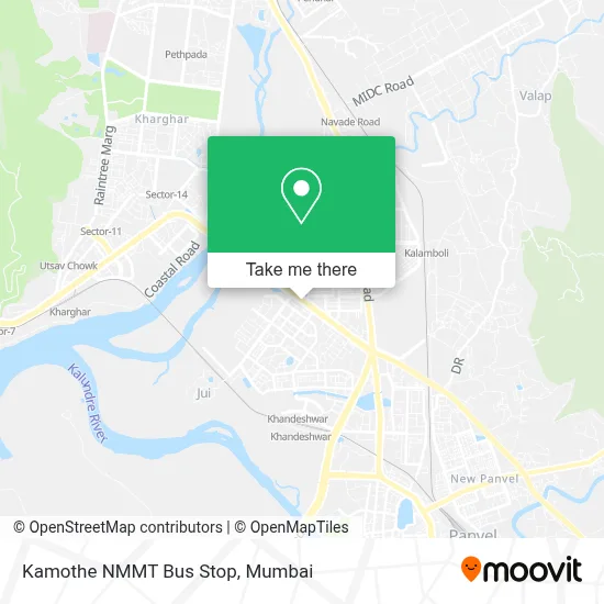 Kamothe NMMT Bus Stop map