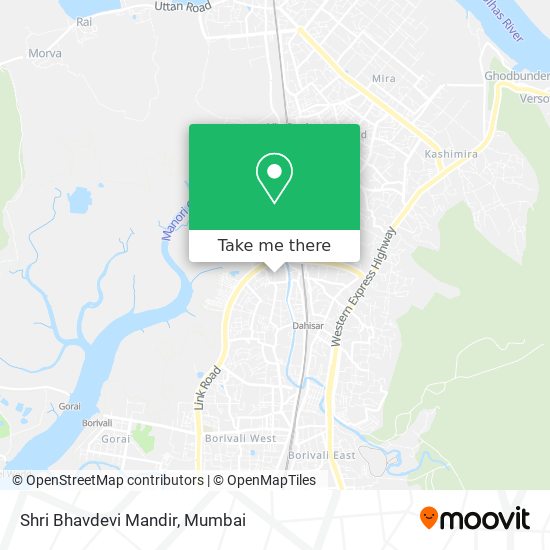 Shri Bhavdevi Mandir map