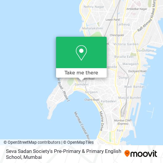 Seva Sadan Society's Pre-Primary & Primary English School map