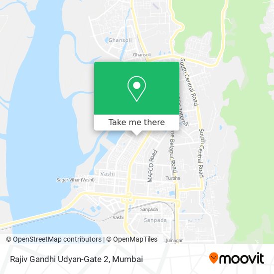 Rajiv Gandhi Udyan-Gate 2 map