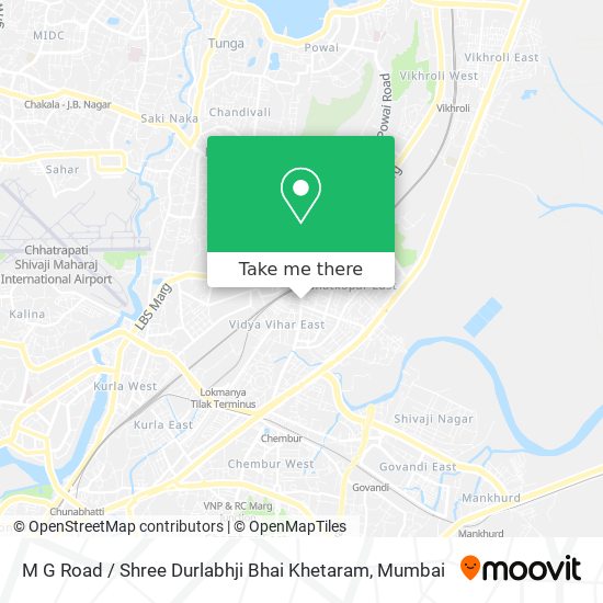 M G Road / Shree Durlabhji Bhai Khetaram map