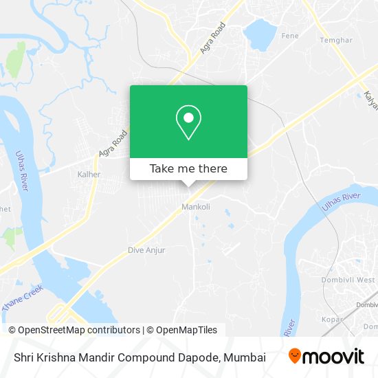 Shri Krishna Mandir Compound Dapode map