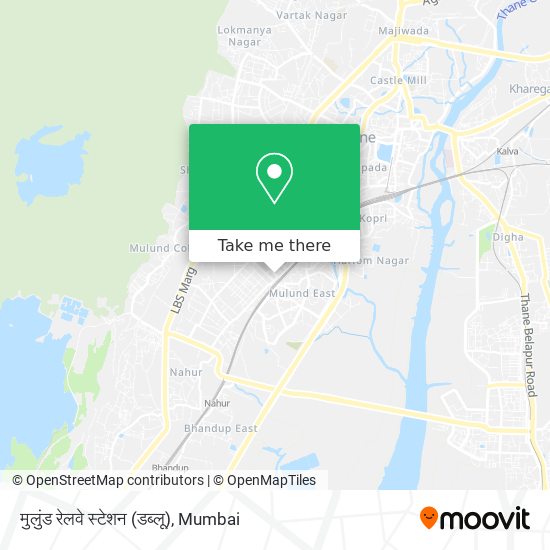 मुलुंड रेलवे स्टेशन (डब्लू) map